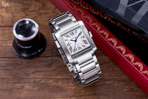 cartier men's tank francaise watch|cartier tank francaise watch women's.